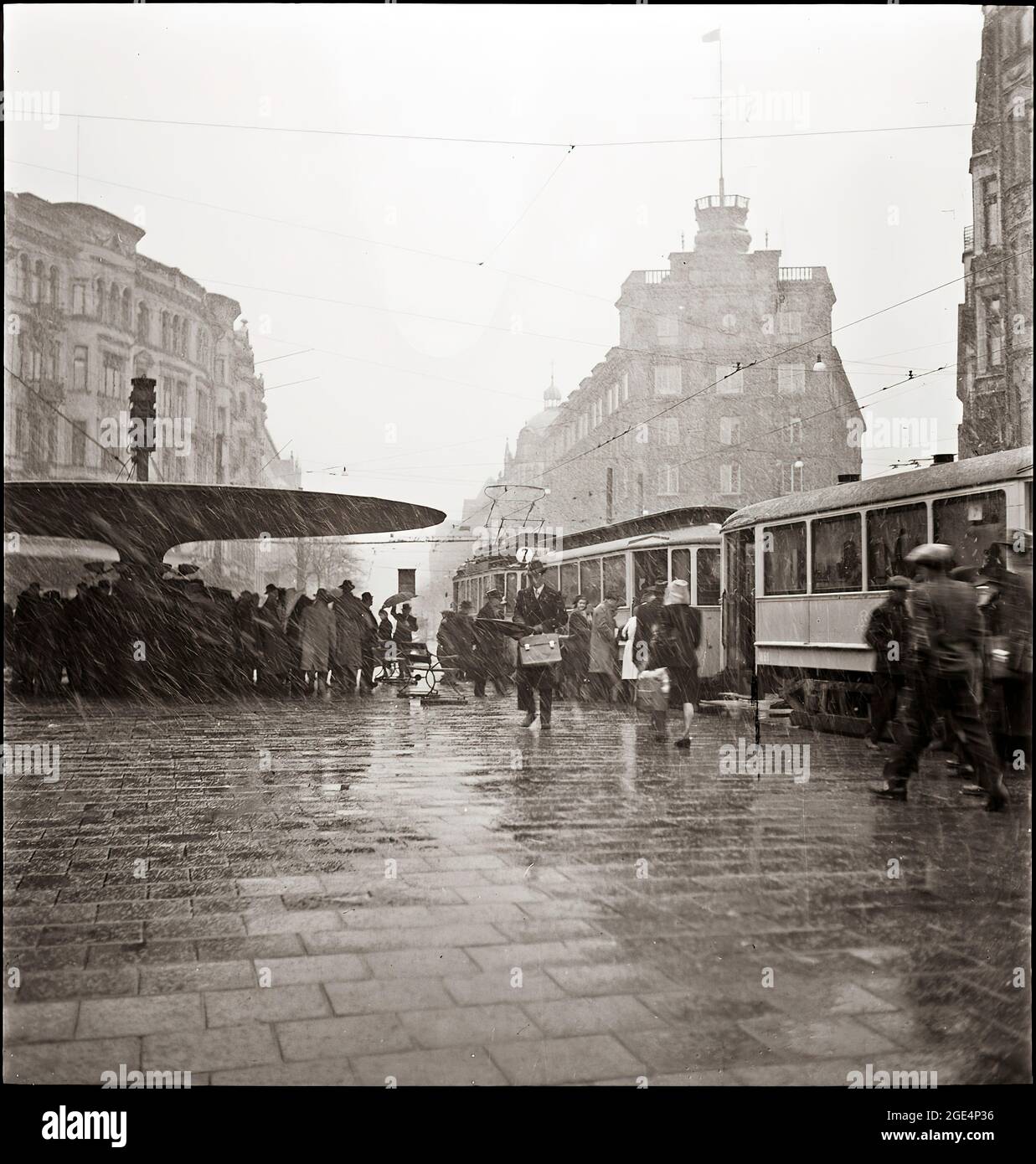 Stockholm snow train track hires stock photography and images Alamy