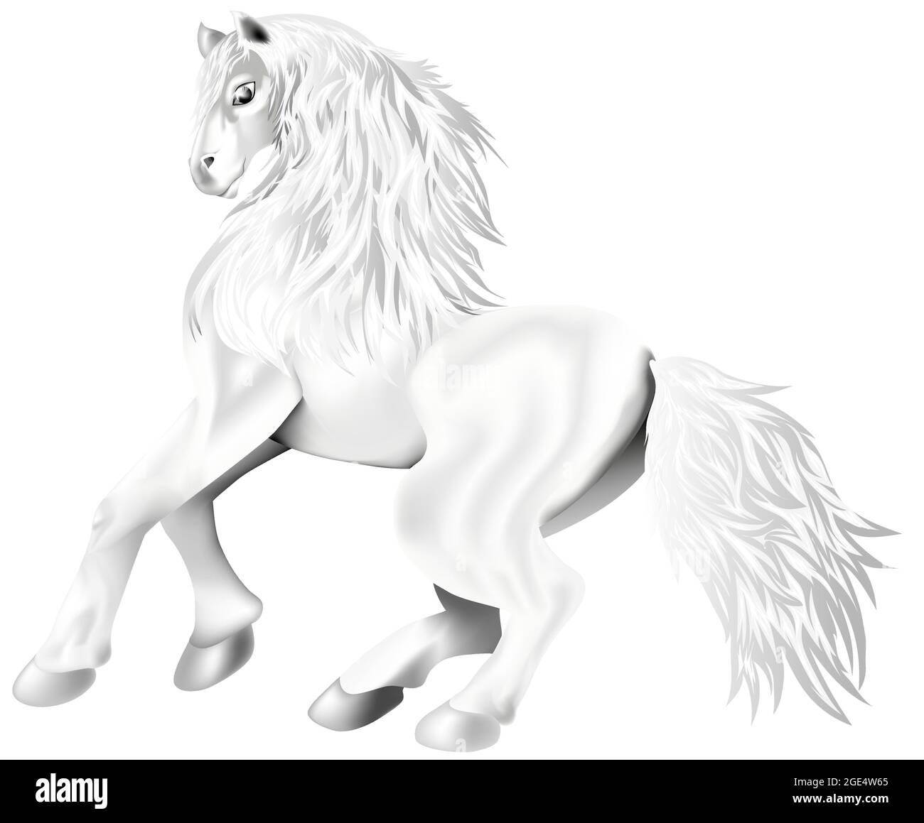 galloping horse of poor color Stock Vector Image & Art - Alamy