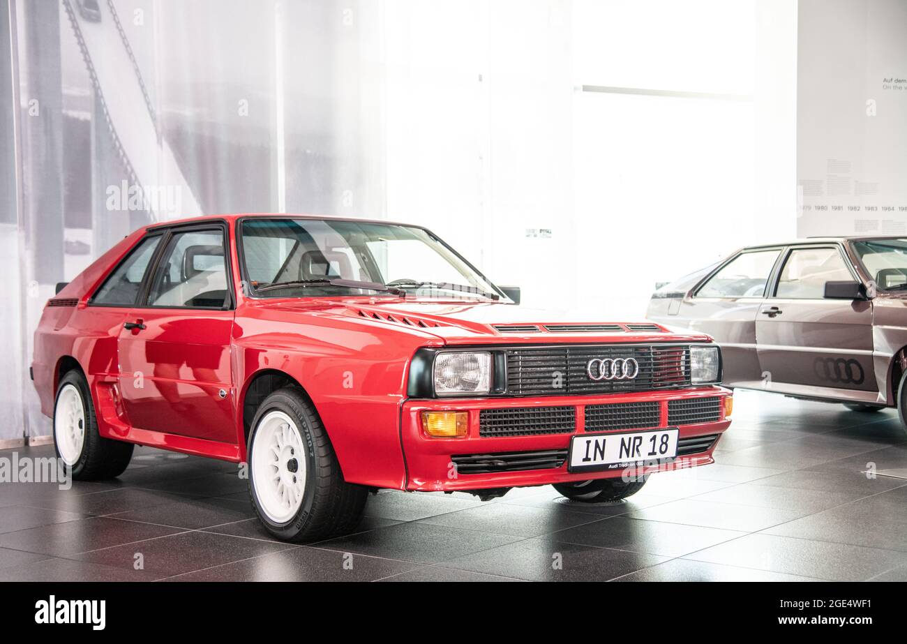 A 1985, Audi S1 E2 Sport Quattro part of a special 40thYears of the Audi  Quattro anniversary exhibition at the 2020 London Classic Car Show Stock  Photo - Alamy