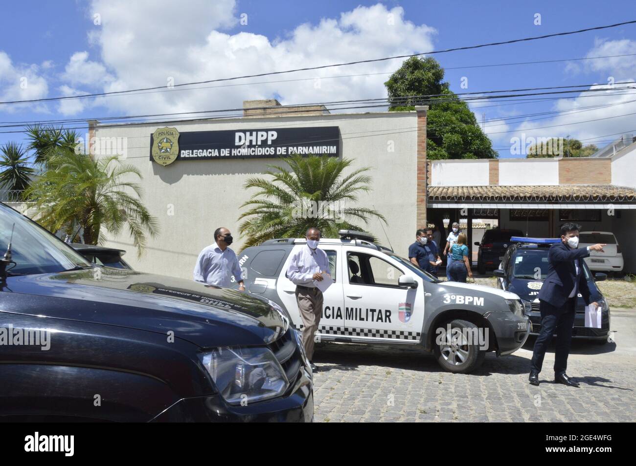 August 16, 2021, Natal, Rio Grande do Norte, Brasil: (INT) Parnamirim Homicide Office opens. August 16, 2021, Parnamirim, Natal, Rio Grande do Norte, Brazil: Inauguration ceremony of the DHPP (Delegation for Homicide August 16, 2021, Natal, Rio Grande do Norte, Brasil: (INT) Parnamirim Homicide Office opens. August 16, 2021, Parnamirim, Natal, Rio Grande do Norte, Brazil: Inauguration ceremony of the DHPP (Delegation for Homicide
