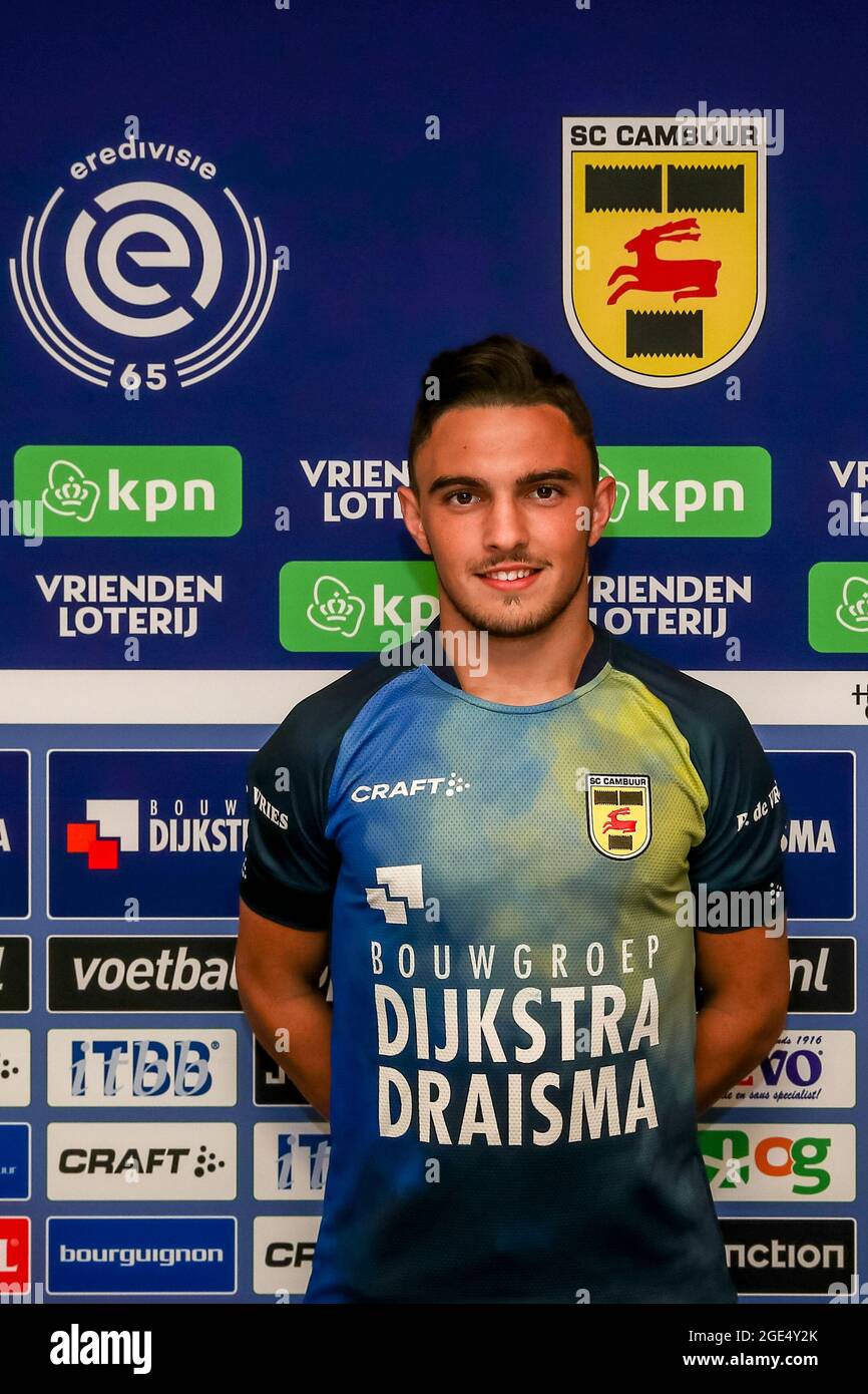 Leeuwarden Netherlands August 16 Tamas Kiss Of Sc Cambuur During The Photocall Of Sc Cambuur At
