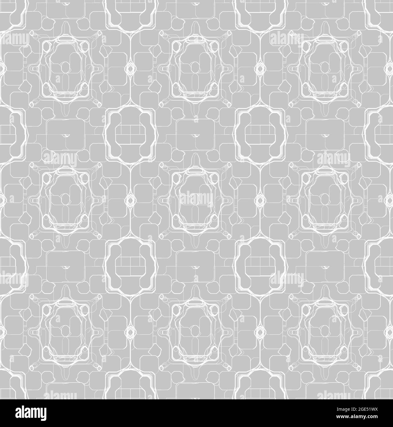 Science Background Tile Pattern Science fiction seamless, linear, background tile pattern Stock Photo ...