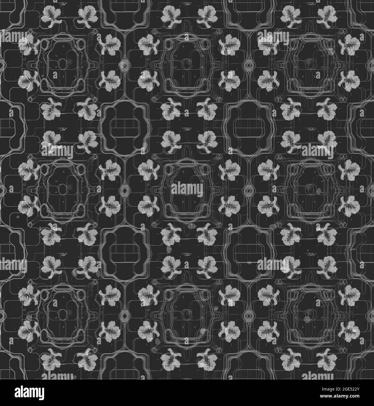 black scribble line on white background art Stock Photo - Alamy