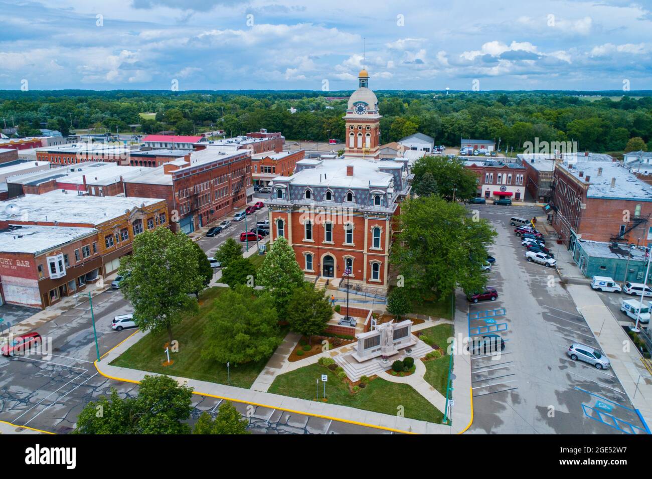 Adams County Circuit Court courthouse in Decatur Indiana Stock Photo Adams County Circuit Court courthouse in Decatur Indiana Stock Photo