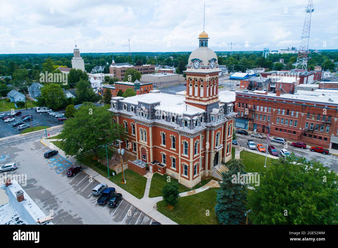 Adams County Circuit Court courthouse in Decatur Indiana Stock Photo Adams County Circuit Court courthouse in Decatur Indiana Stock Photo