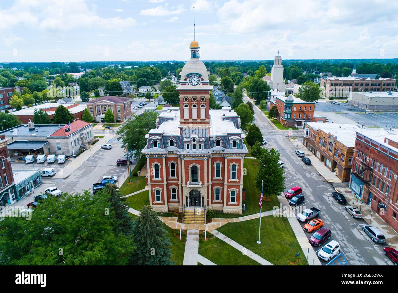 Adams County Circuit Court courthouse in Decatur Indiana Stock Photo Adams County Circuit Court courthouse in Decatur Indiana Stock Photo