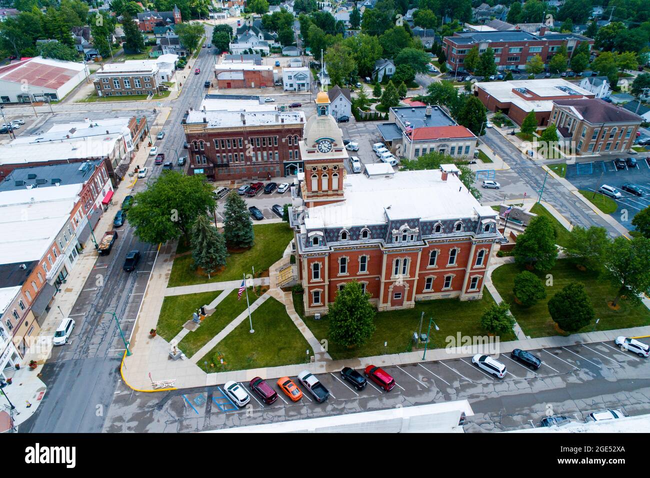 Adams County Circuit Court courthouse in Decatur Indiana Stock Photo Adams County Circuit Court courthouse in Decatur Indiana Stock Photo