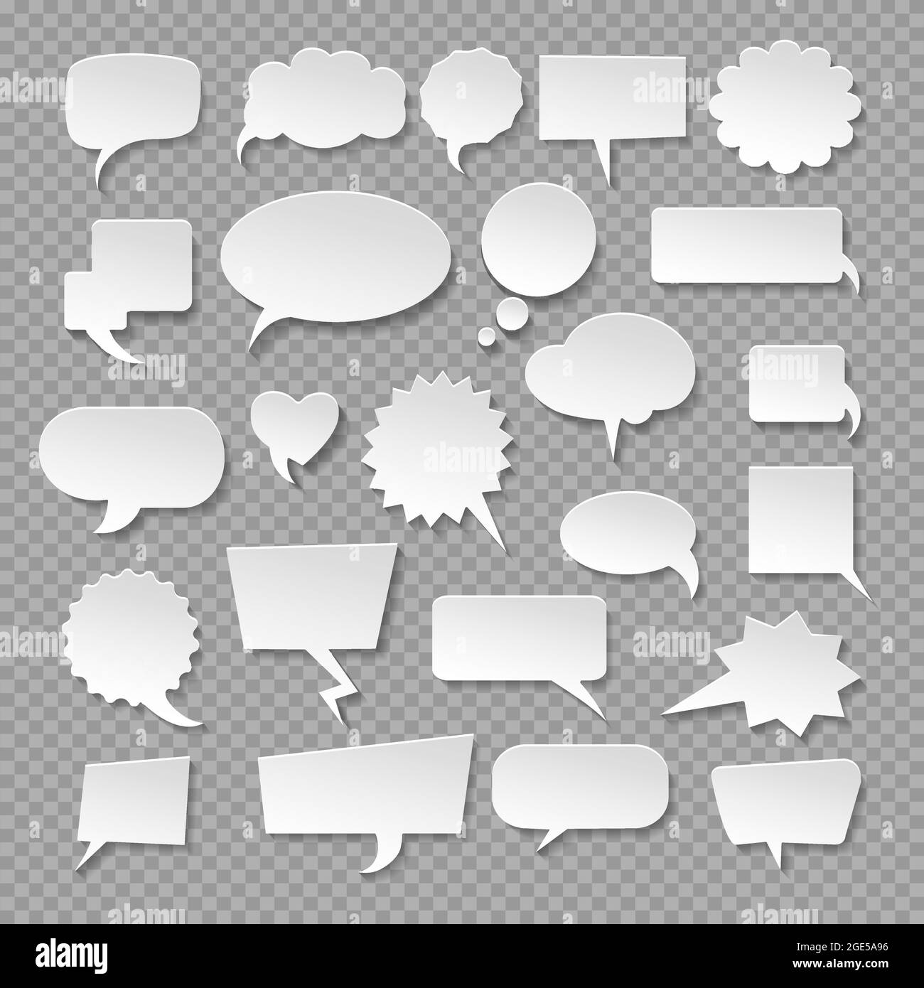 Empty thought bubbles Stock Vector Image & Art - Alamy
