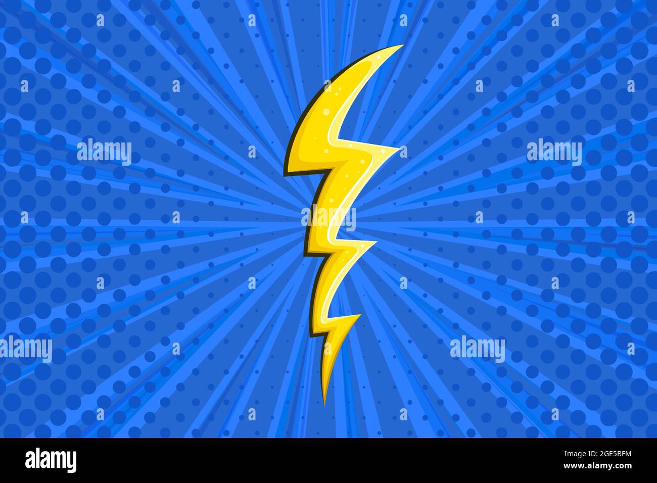 Premium Vector  A blue and yellow pattern with lightning bolts
