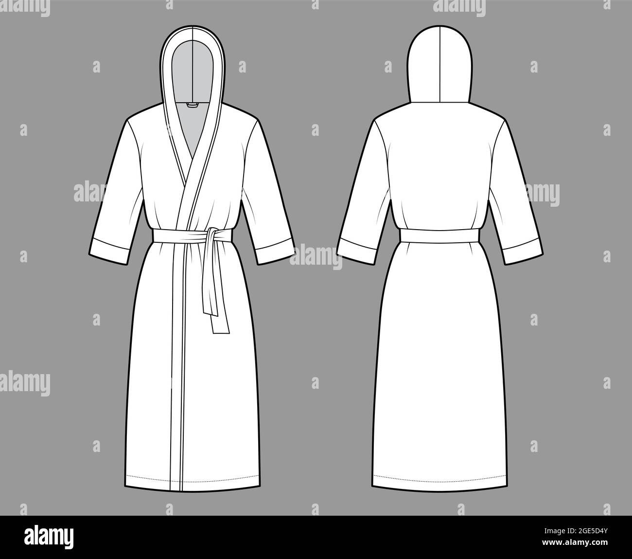 Terry robe Stock Vector Images Alamy
