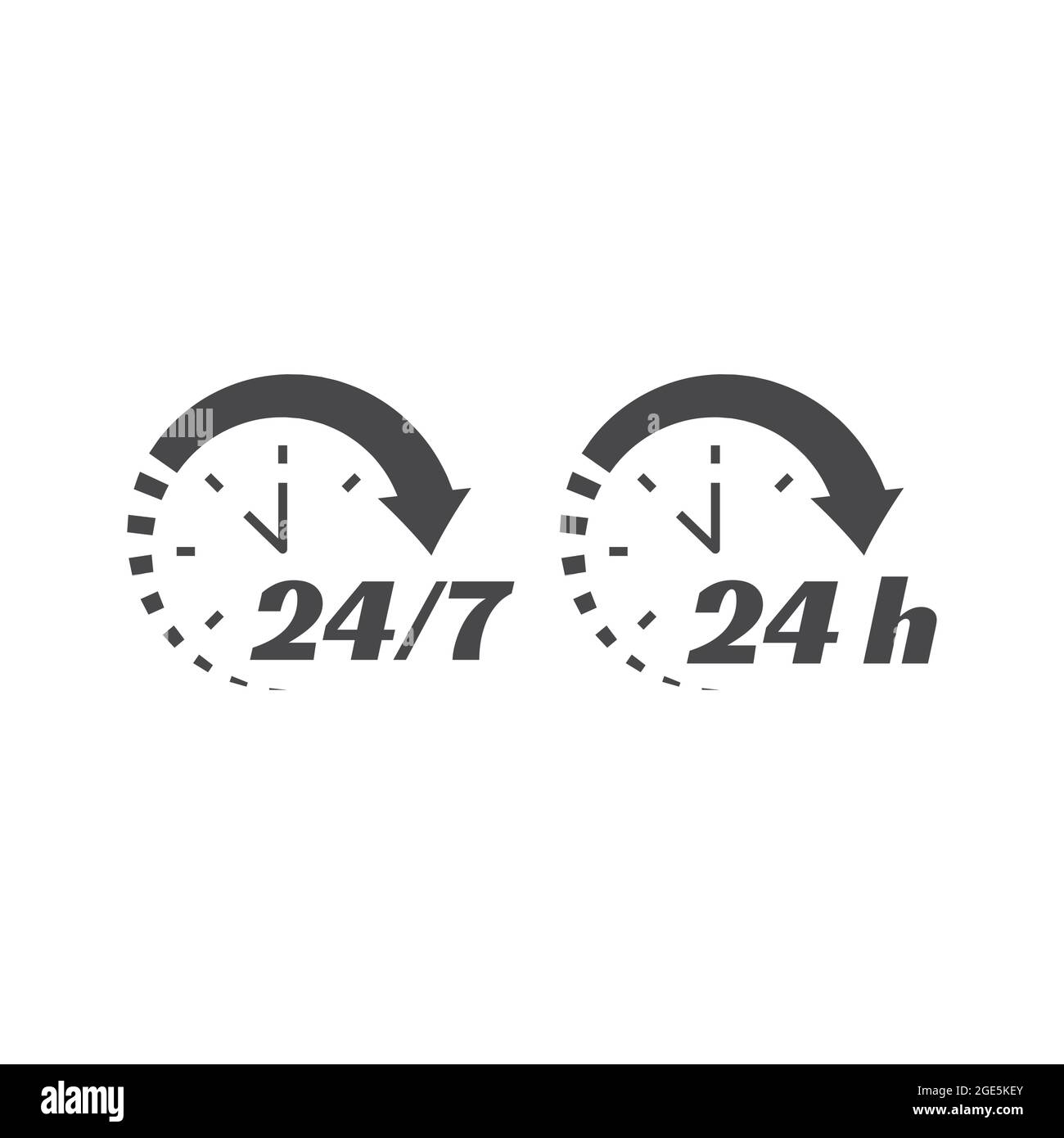 Nonstop clock Black and White Stock Photos & Images Alamy