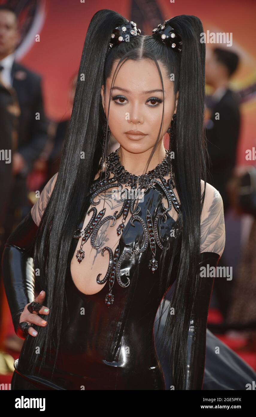 Los Angeles, USA. 17th Aug, 2021. Bella Porcha 041 attends the Disney Marvel Premiere of Shang-Chi and the Legend of the Ten Rings at the El Capitan Theatre in Los Angeles. August 16, 2021. Credit: Tsuni/USA/Alamy Live News Stock Photo