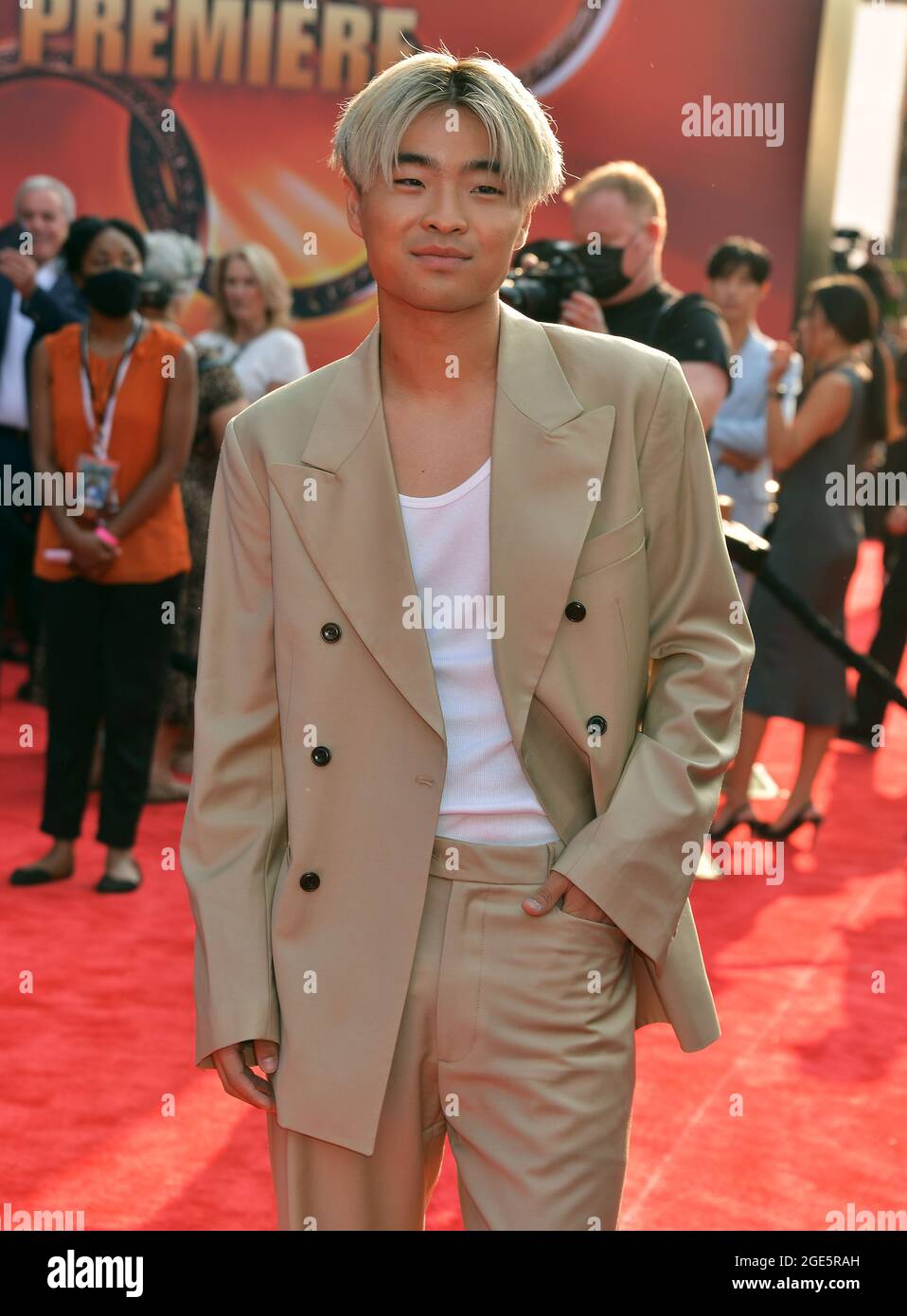 Los Angeles, USA. 17th Aug, 2021. Dallas Liu attends the Disney Marvel