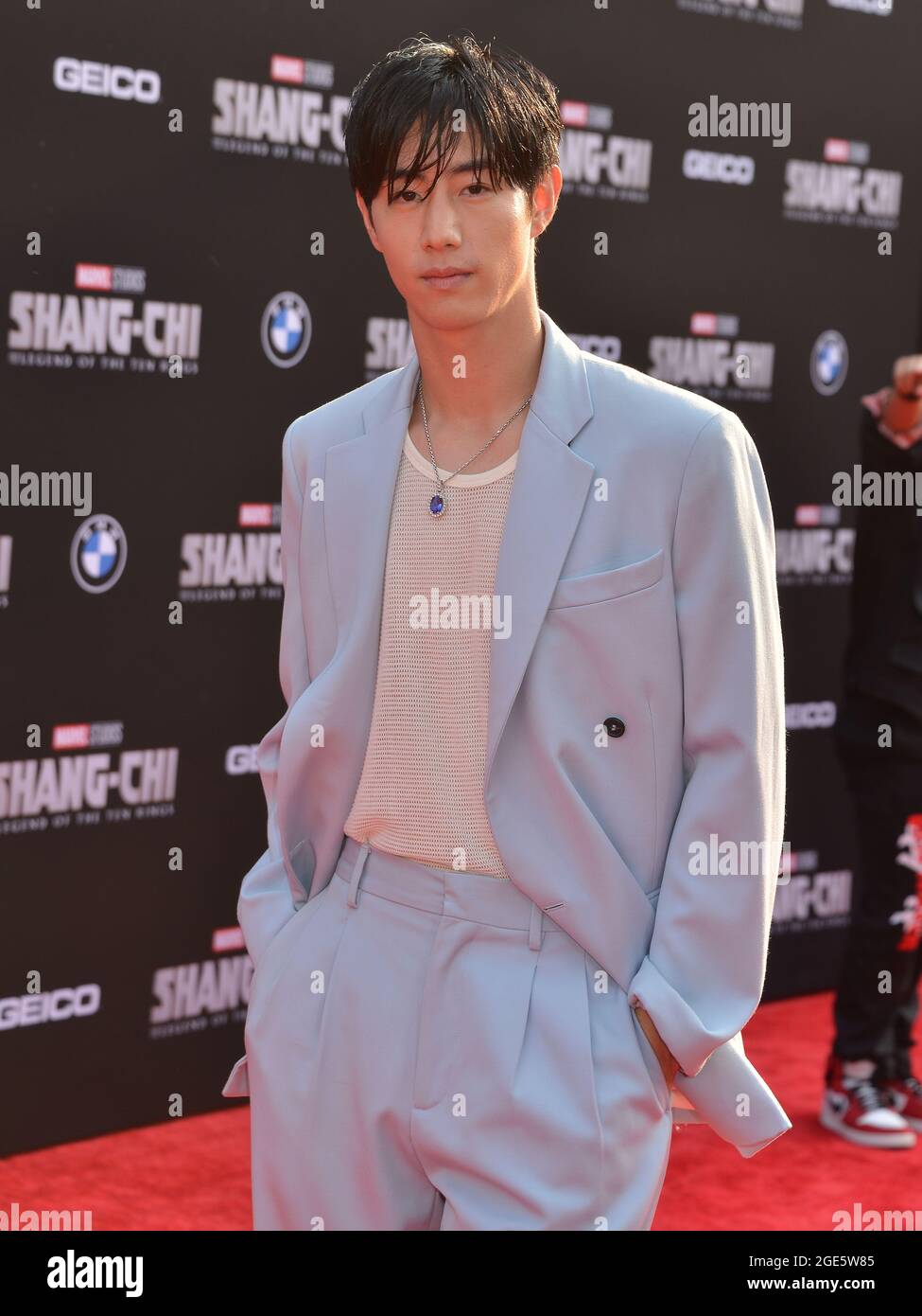 Los Angeles, USA. 17th Aug, 2021. Mark Tuan attends the Disney Marvel Premiere of Shang-Chi and the Legend of the Ten Rings at the El Capitan Theatre in Los Angeles. August 16, 2021. Credit: Tsuni/USA/Alamy Live News Stock Photo