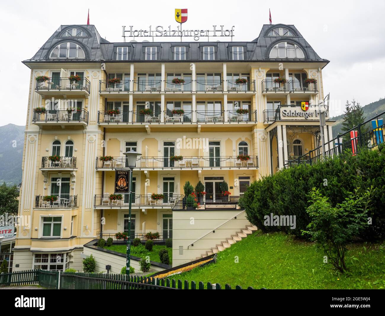 Hotel Salzburger Hof, Bad Gastein, Salzburger Land, Austria Stock Photo