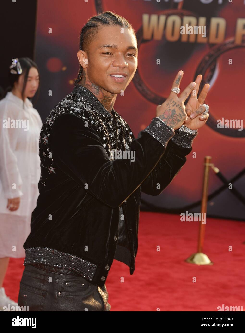 Los Angeles, USA. 17th Aug, 2021. Swae Lee 021 attends the Disney Marvel Premiere of Shang-Chi and the Legend of the Ten Rings at the El Capitan Theatre in Los Angeles. August 16, 2021. Credit: Tsuni/USA/Alamy Live News Stock Photo