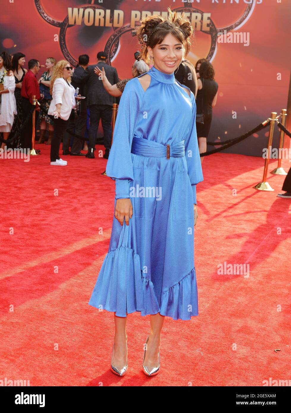 Los Angeles, USA. 17th Aug, 2021. Xochiti Gomez attends the Disney Marvel Premiere of Shang-Chi and the Legend of the Ten Rings at the El Capitan Theatre in Los Angeles. August 16, 2021. Credit: Tsuni/USA/Alamy Live News Stock Photo