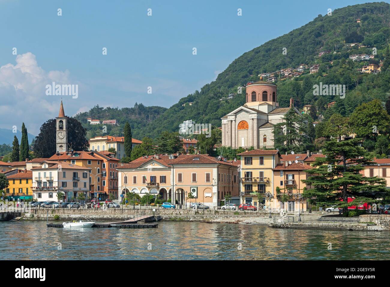 Laveno-Mombello, Lake Maggiore, Lombardy, Italy Stock Photo