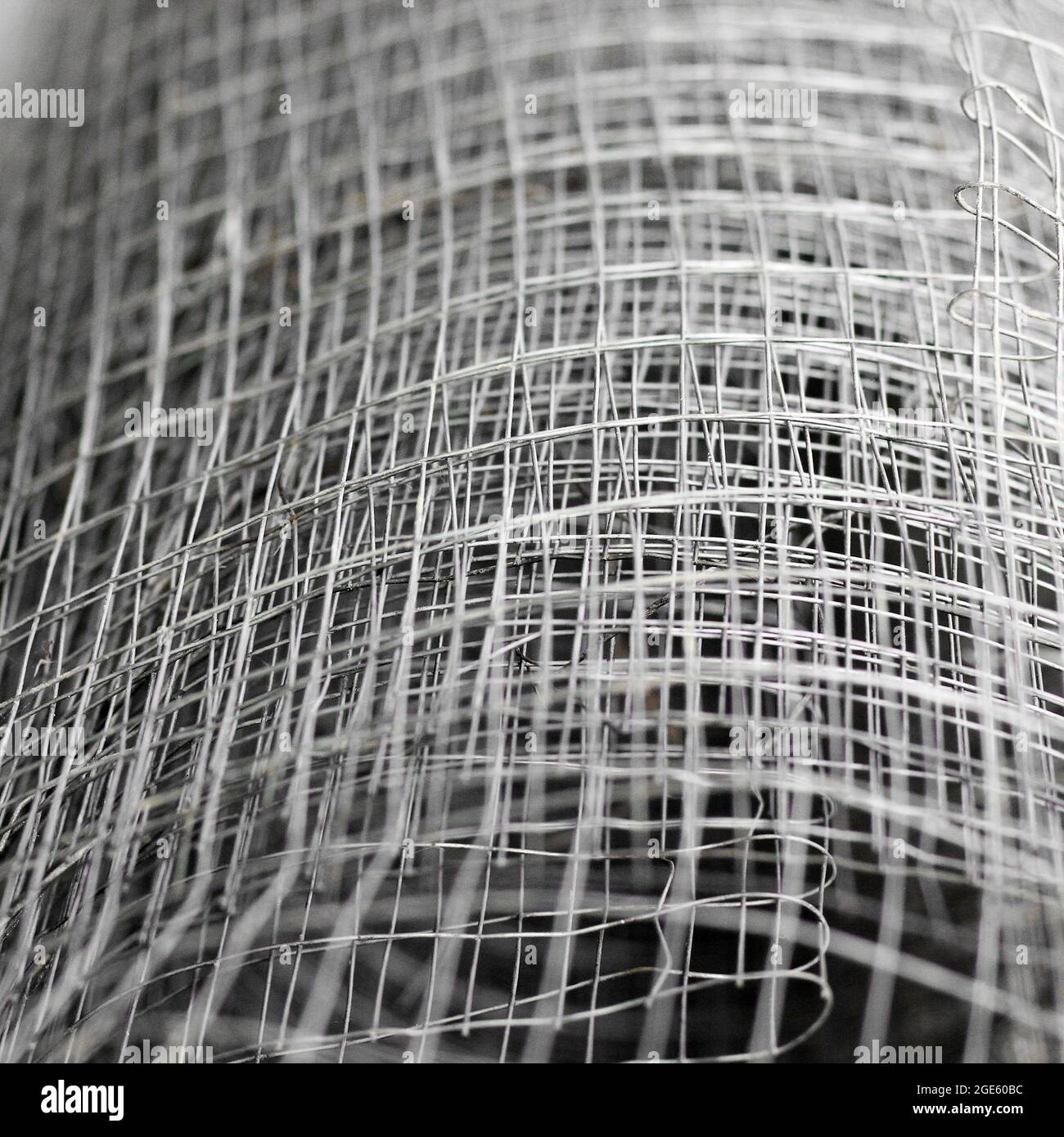 Rolls of plastic and steel wire mesh in various sizes and patterns Stock  Photo - Alamy