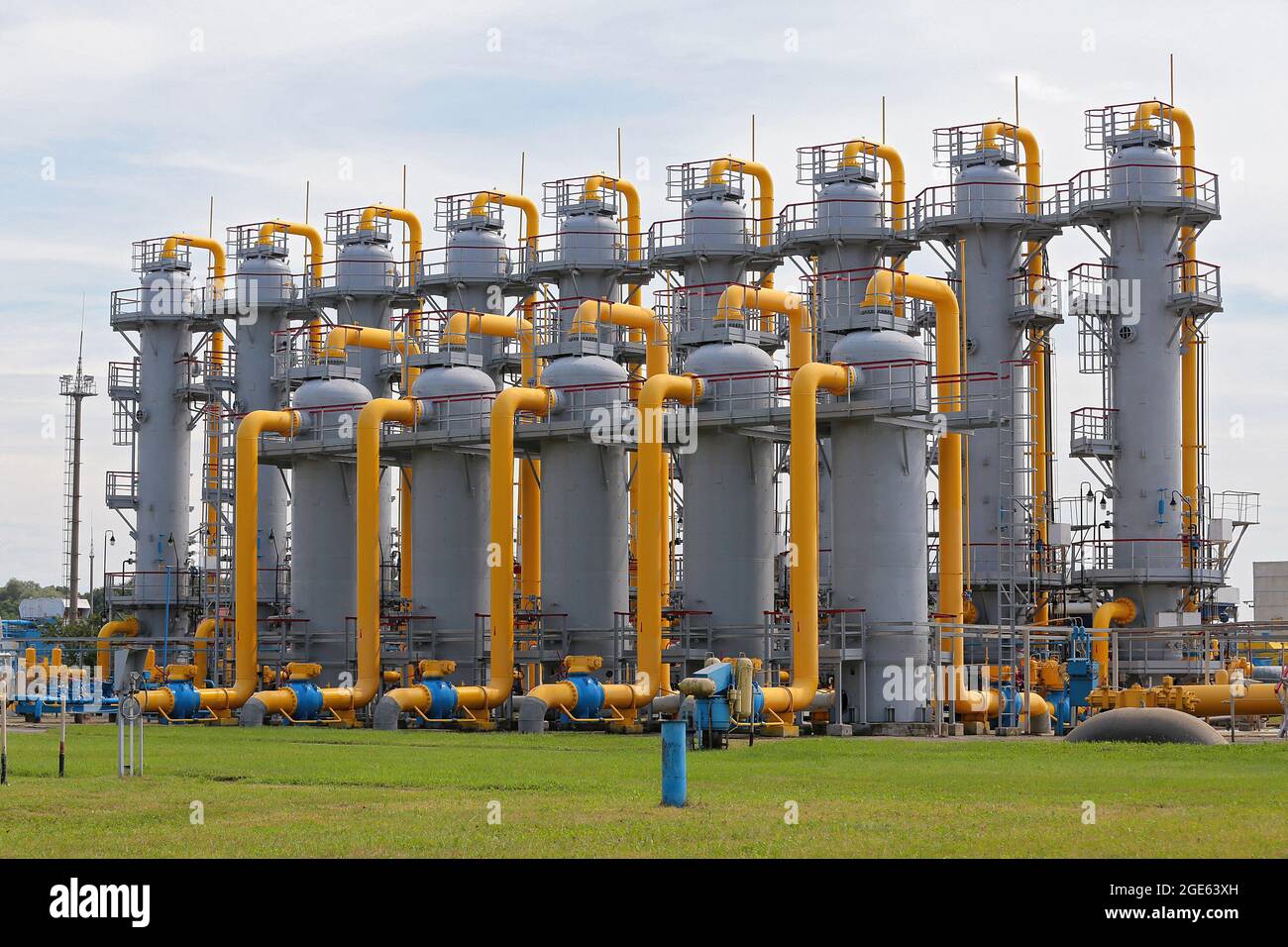 LVIV REGION, UKRAINE - AUGUST 16, 2021 - The Bilche-Volytsko Uherske  facility is the second largest underground natural gas storage site in  Europe, Lv Stock Photo - Alamy