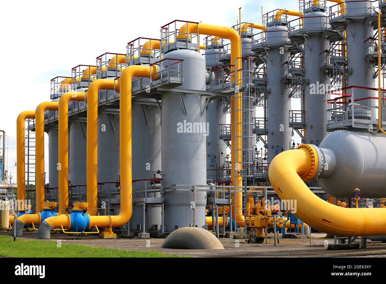 LVIV REGION, UKRAINE - AUGUST 16, 2021 - The Bilche-Volytsko Uherske  facility is the second largest underground natural gas storage site in  Europe, Lv Stock Photo - Alamy