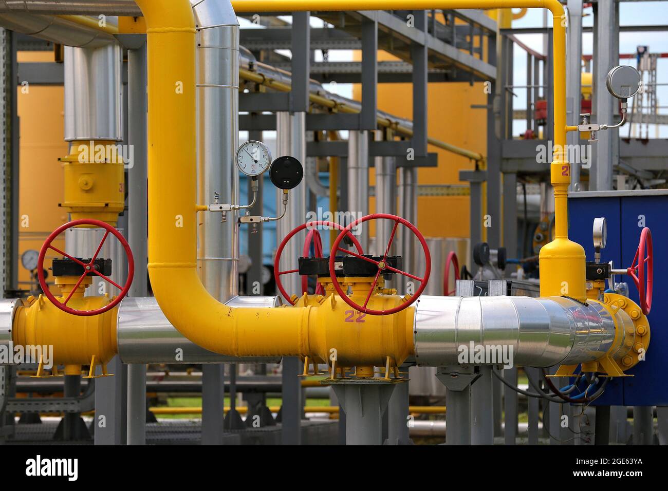 LVIV REGION, UKRAINE - AUGUST 16, 2021 - The Bilche-Volytsko Uherske  facility is the second largest underground natural gas storage site in  Europe, Lv Stock Photo - Alamy