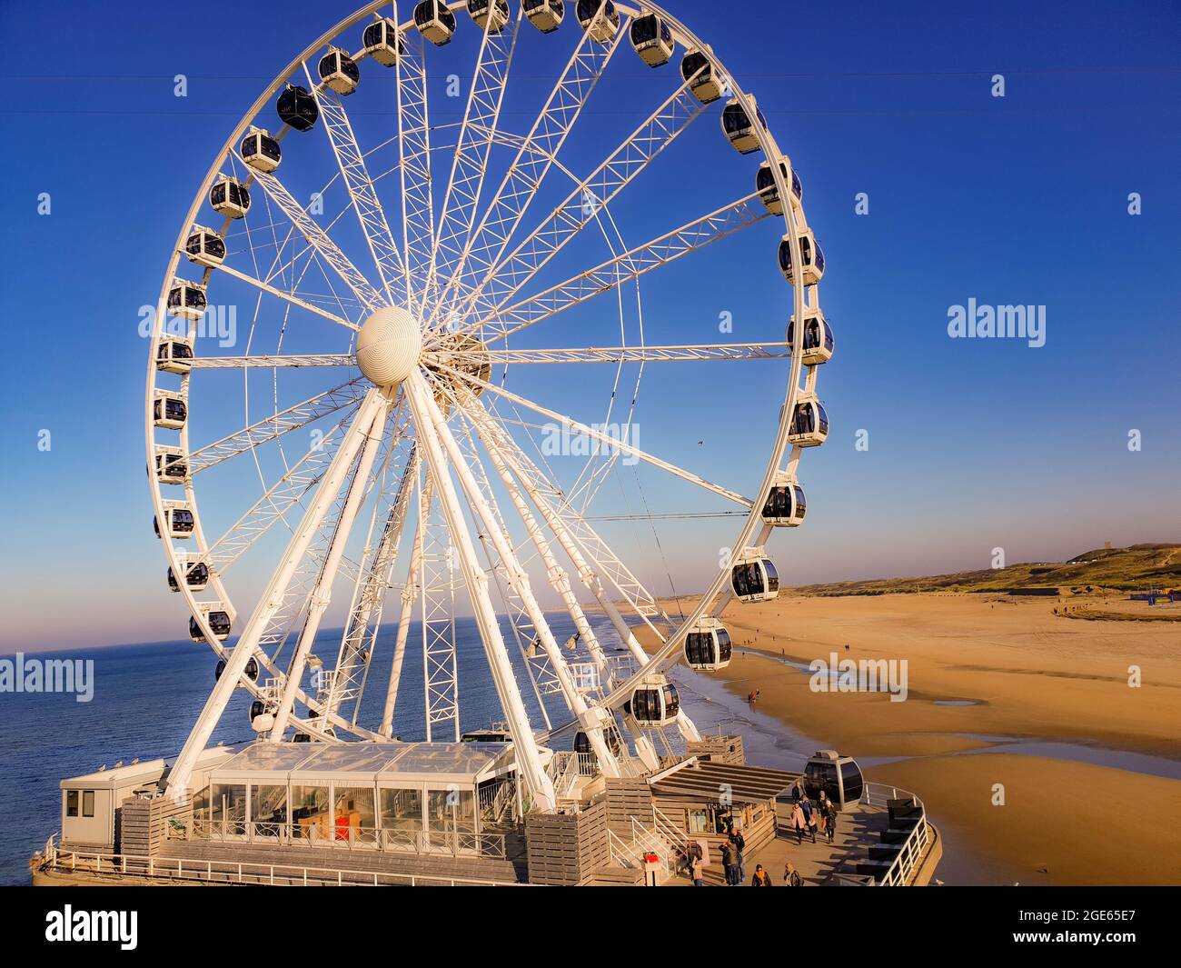 lets go for a ride on the ferris wheel Stock Photo