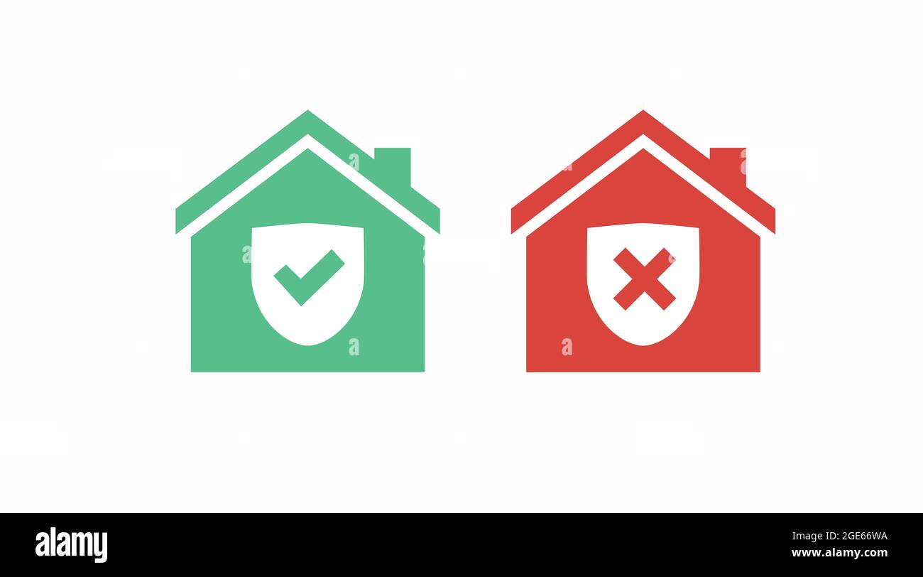 House icon Set. Vector editable flat illustration set on a white background Stock Vector
