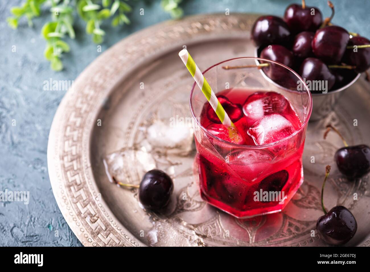 Glasses Tasty Cosmopolitan Cocktail Berries Fruits Table Bar Stock Photo by  ©serezniy 506506534