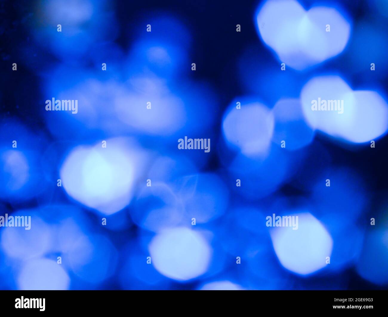 An abstract picture of deliberately out of focus circles Stock Photo