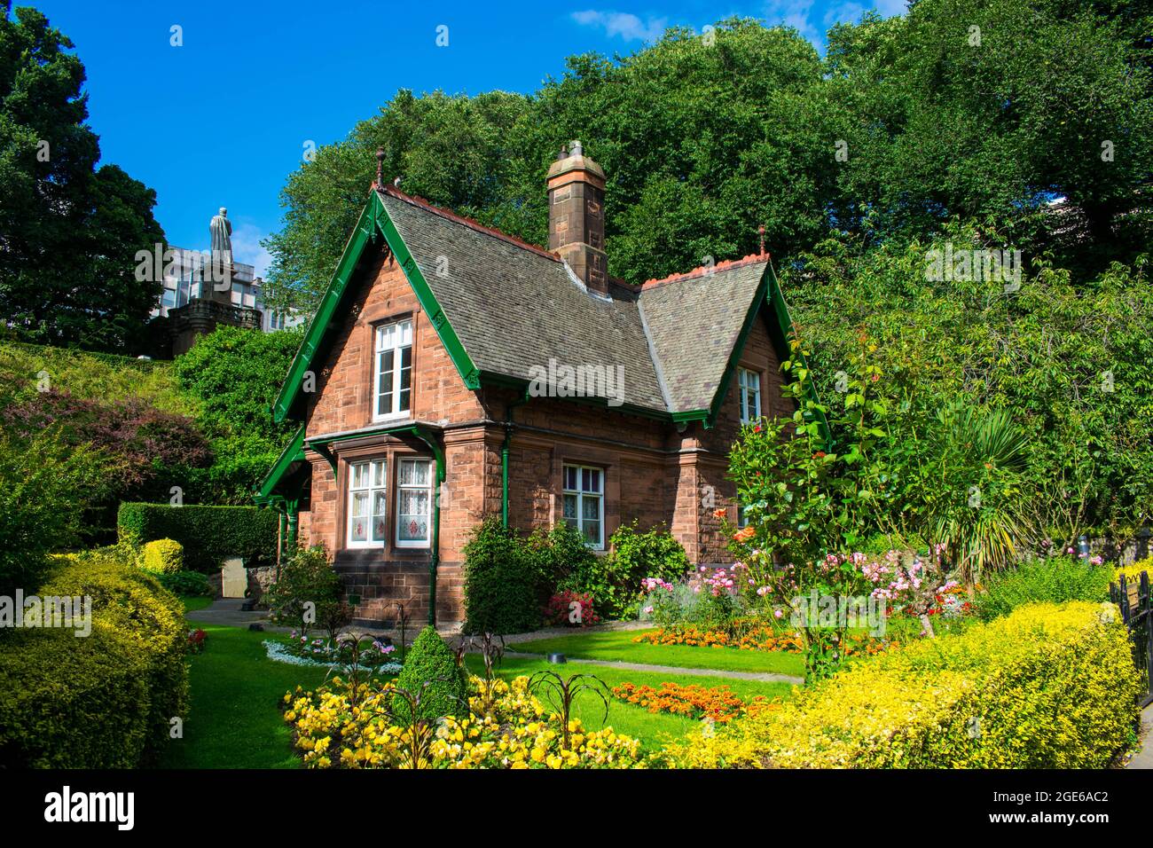 Gardeners Cottage Edinburgh Stock Photo