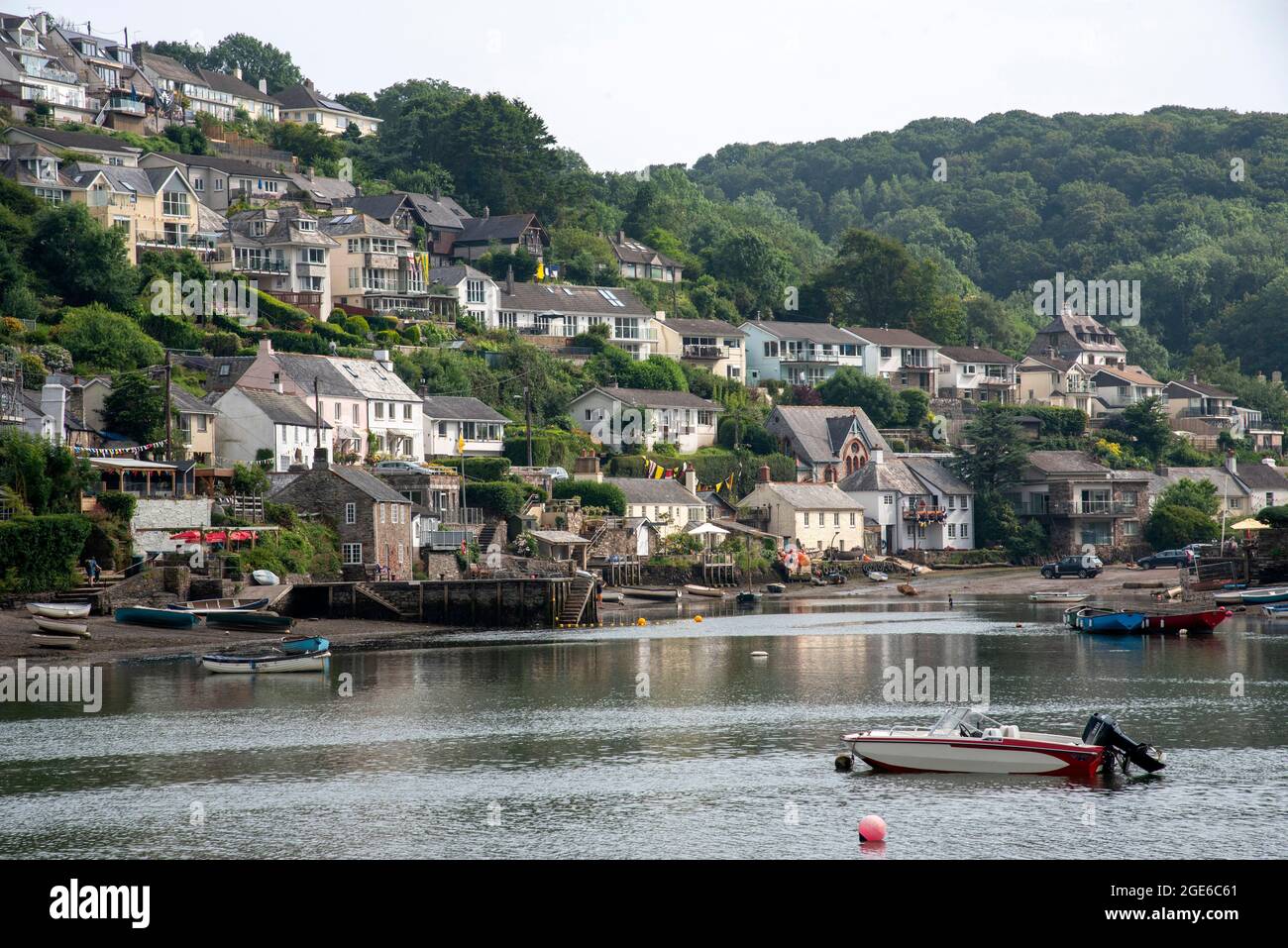 Noss Mayo and Newton Ferrers, Devon, England, UK. 2021. Noss Mayo seen