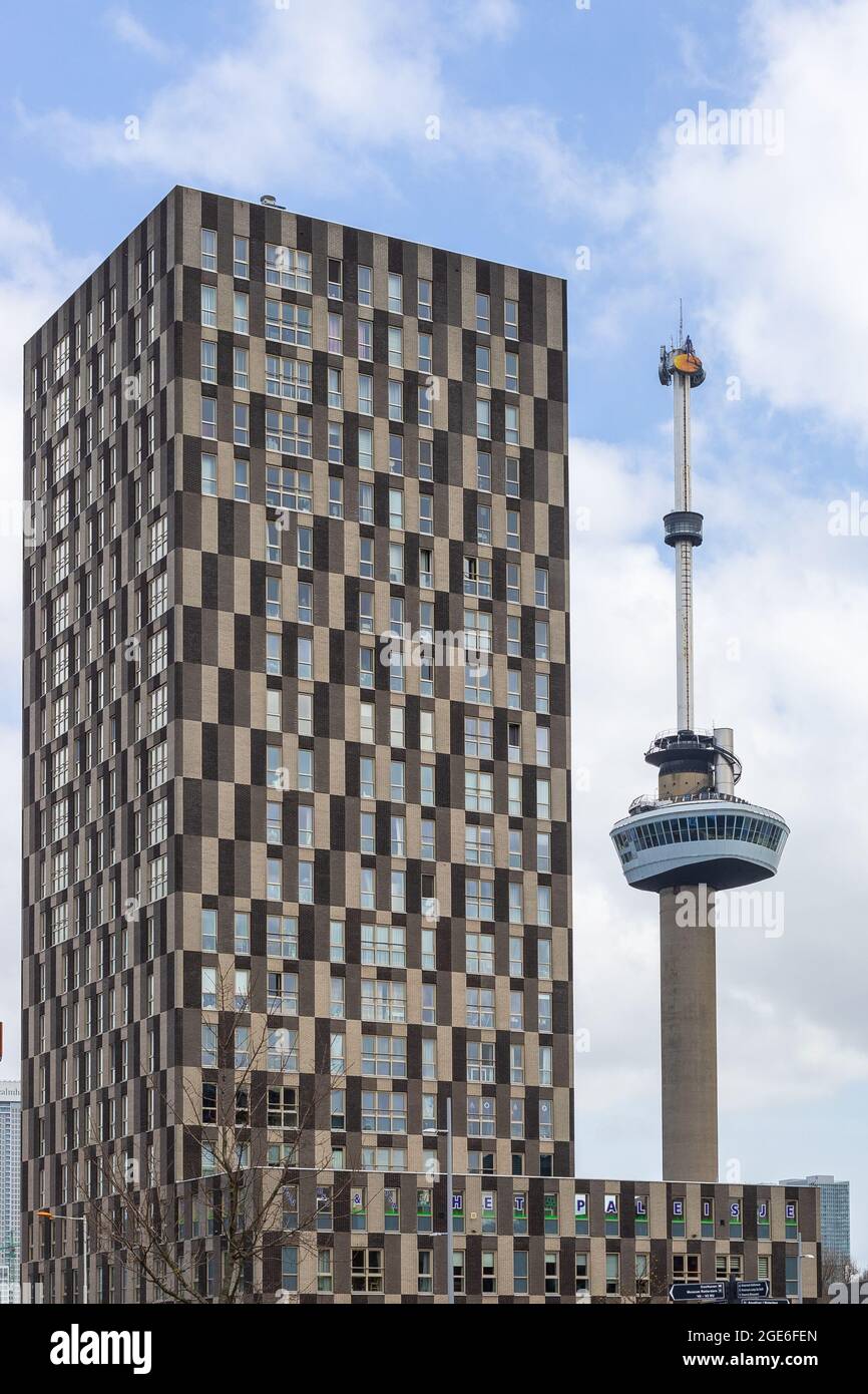 Euromast tower, Rotterdam, the Netherlands Stock Photo