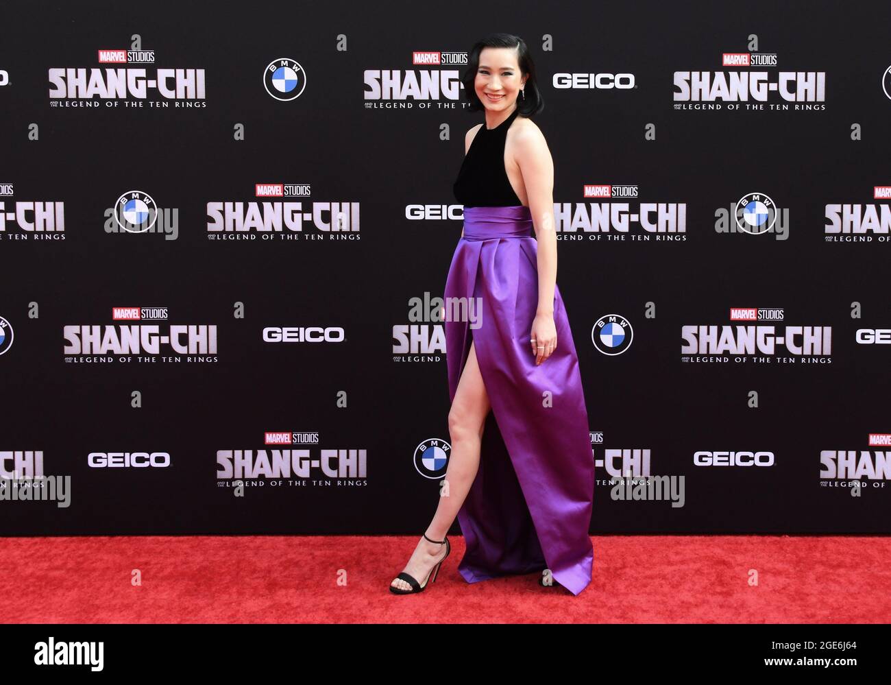 Meng'er Zhang arrives at Disney's SHANG-CHI AND THE LEGEND OF THE TEN