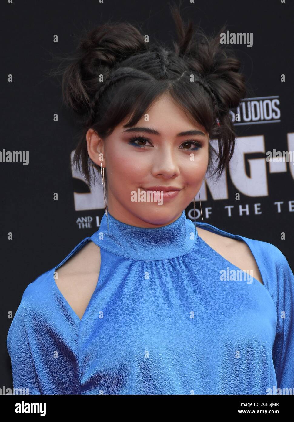 Los Angeles, USA. 16th Aug, 2021. Xochitl Gomez arrives at Disney's SHANG-CHI AND THE LEGEND OF THE TEN RINGS Premiere held at the El Capitan Theater in Hollywood, CA on Monday, ?August 16, 2021. (Photo By Sthanlee B. Mirador/Sipa USA) Credit: Sipa USA/Alamy Live News Stock Photo