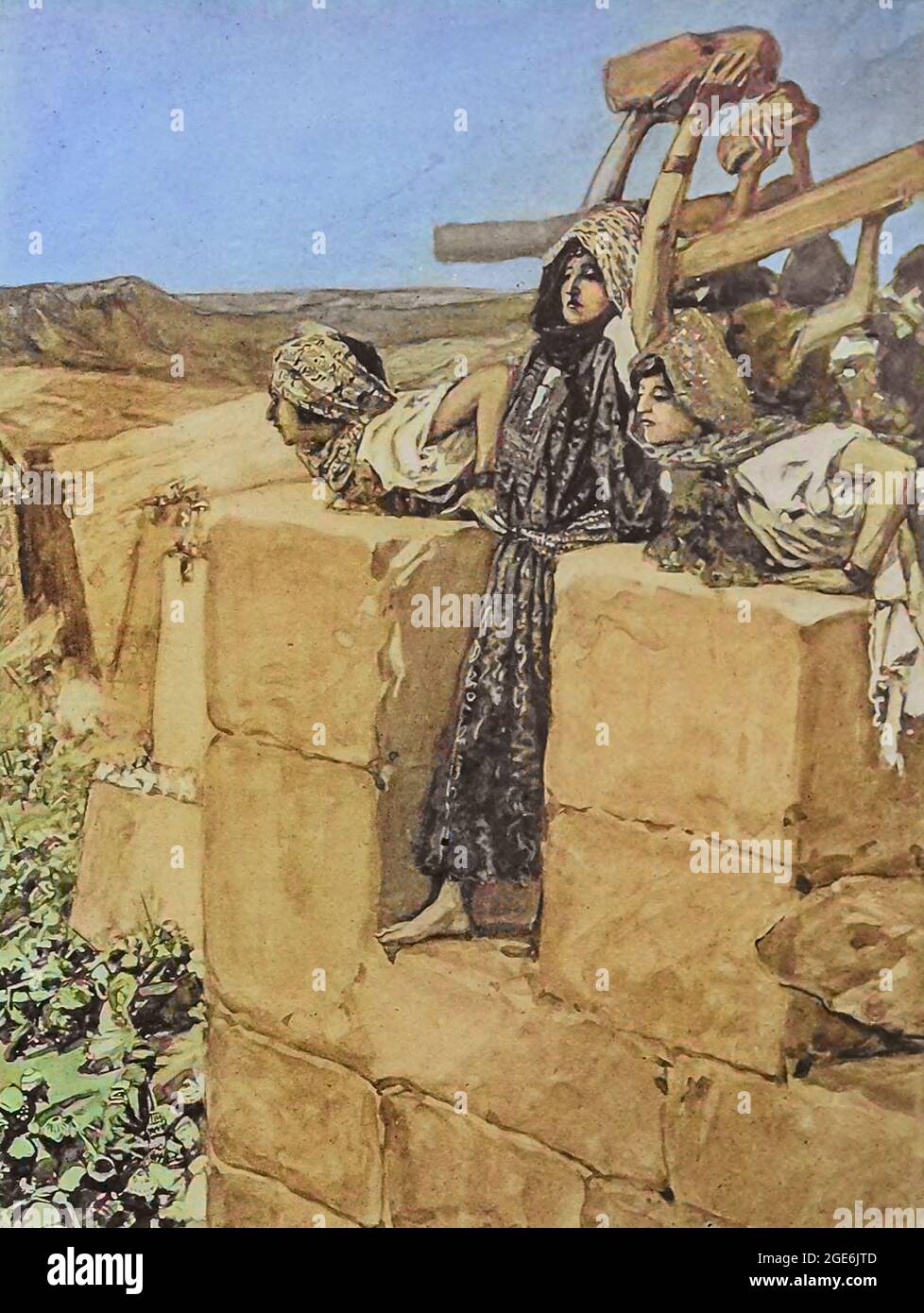 A Woman Breaks The Skull Of Abimelech Judges Ix 53 And A Certain Woman Cast A Piece Of A Millstone Upon Abimelech S Head And All To Break His Skull From The Book