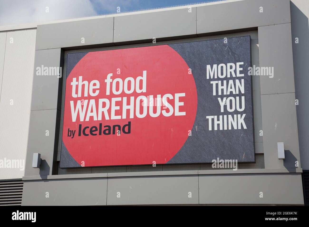 The Food Warehouse, by Iceland Stock Photo Alamy