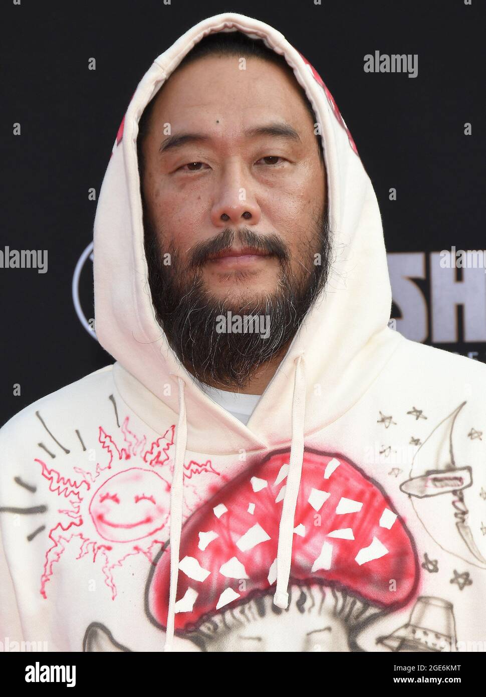 David Choe arrives at Disney's SHANGCHI