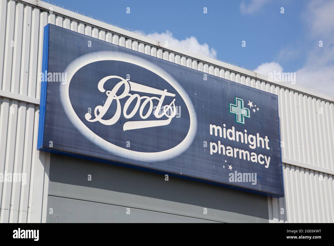 Boots Midnight Pharmacy Stock Photo