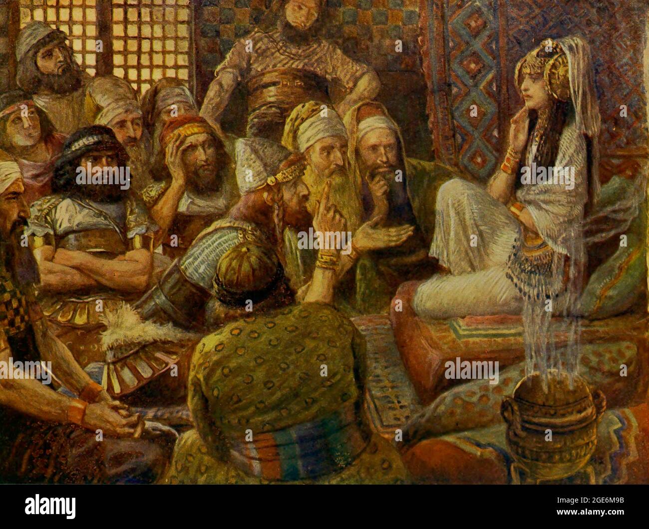 THE PHILISTINES VISIT DELILAH. Judges xvi. 5 And the lords of the ...