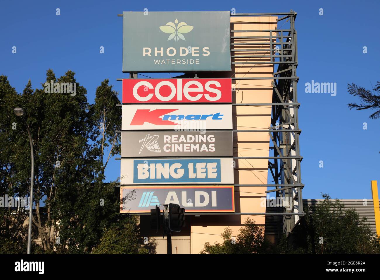 Rhodes Waterside, shopping centre in Rhodes, New South Wales Stock