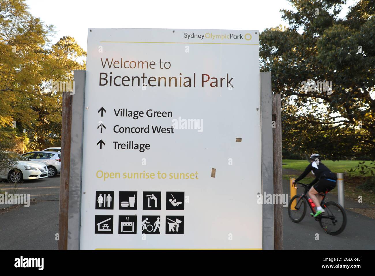 Bicentennial Park, Sydney Olympic Park. Stock Photo
