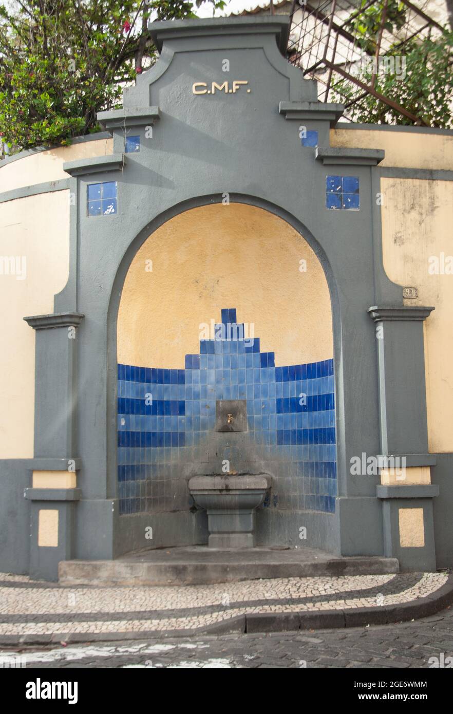 Water Fountain, Funchal, Madeira, Portugal, Europe Stock Photo Alamy
