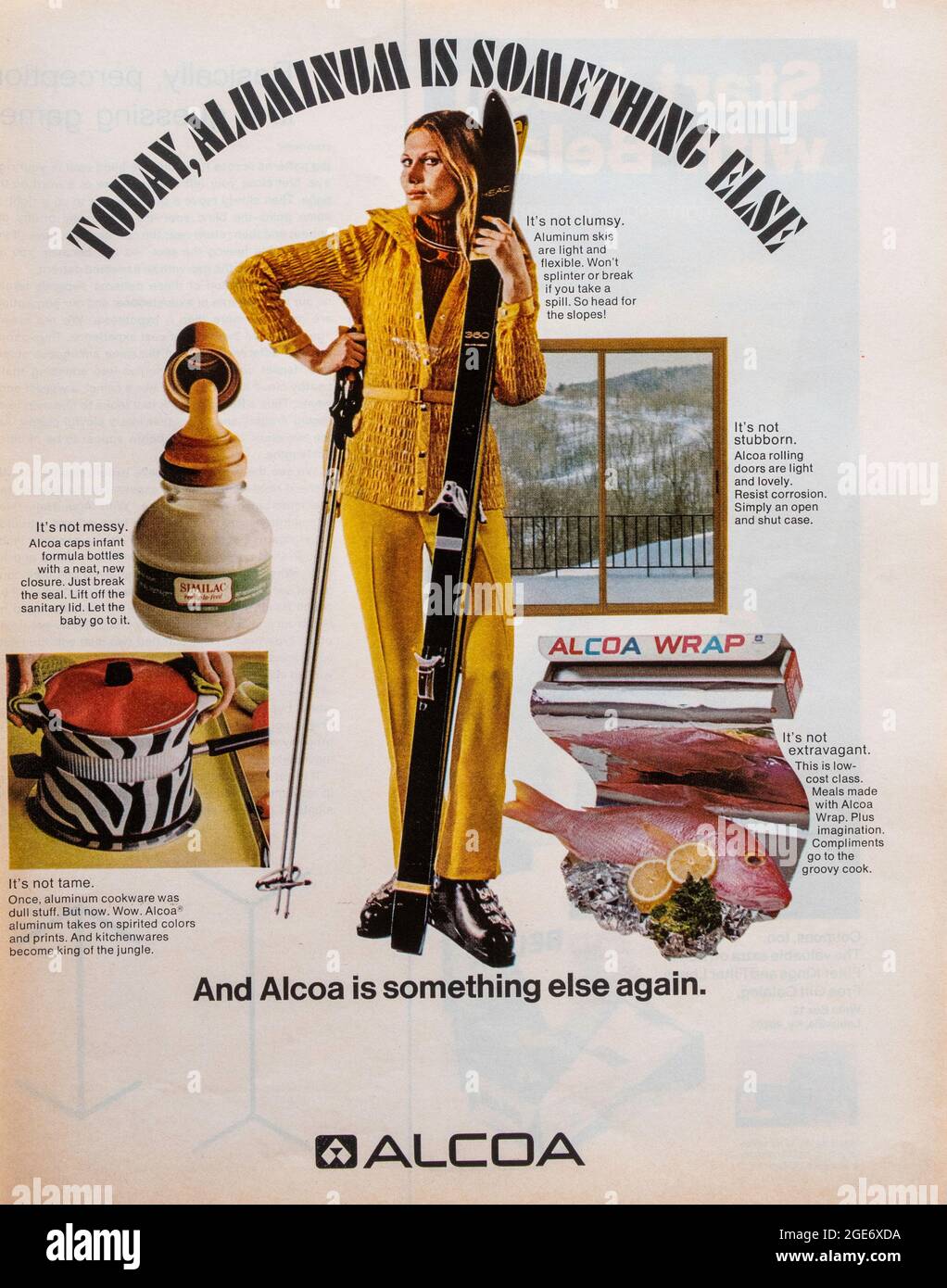 Vintage Life Magazine advertisement, 22 October 1971 issue, USA Stock Photo