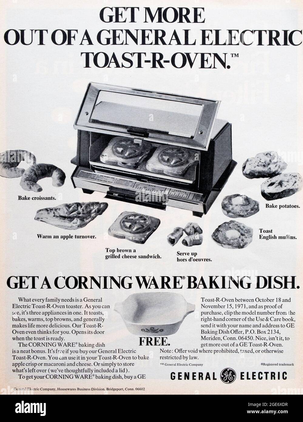 Four Grille-pain Vintage General Electric Toast 'N Broil - Chrome - États-Unis