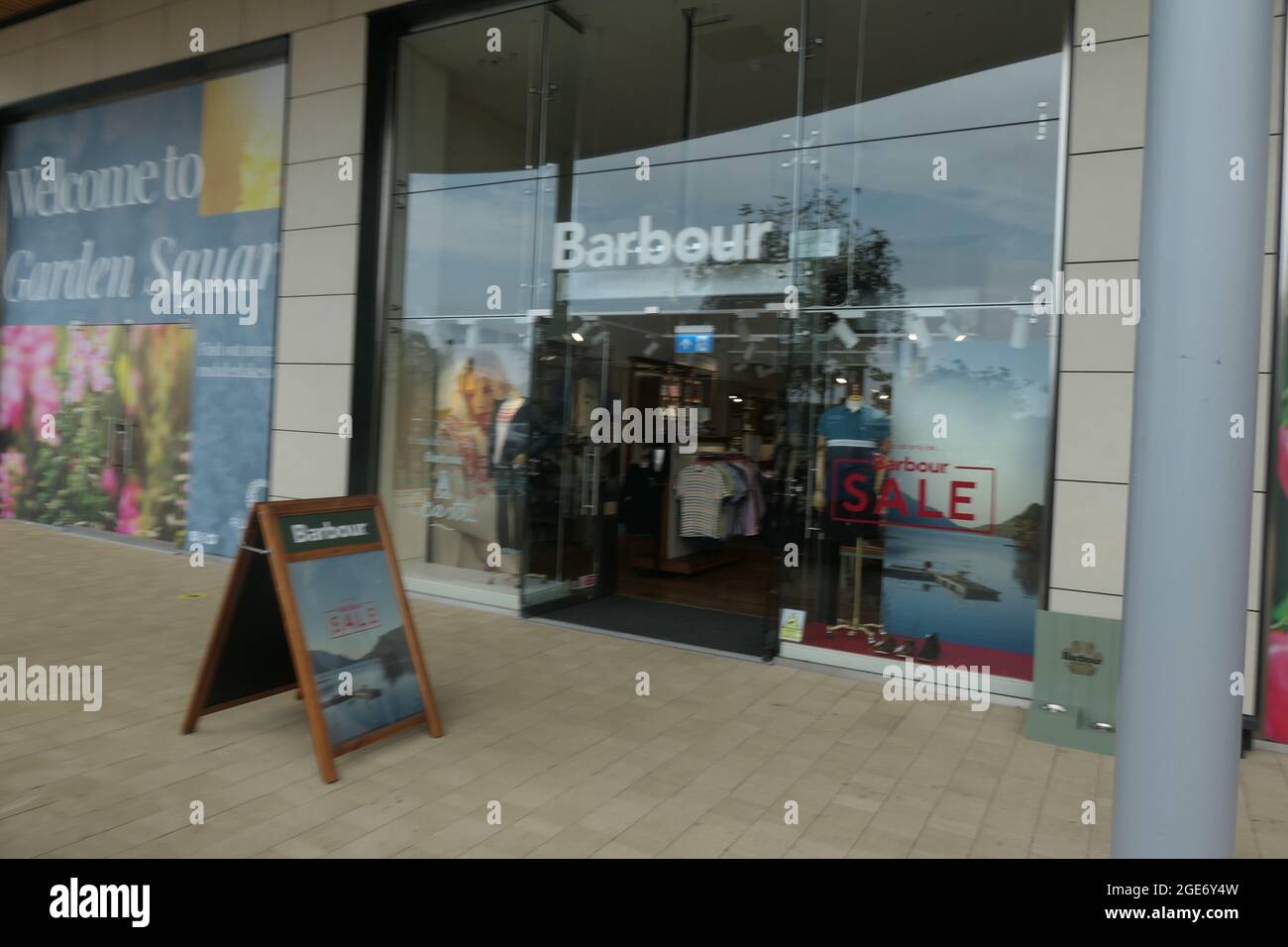 Barbour shop in Rushden Lakes Northamptonshire UK Stock Photo Alamy
