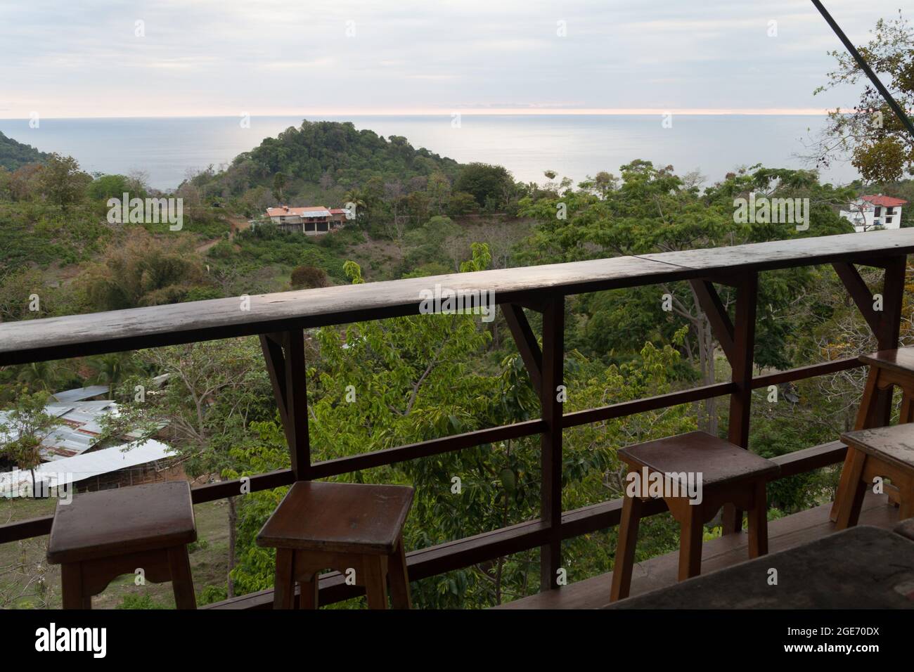 Ocean view from a bar near Quepos, Costa Rica Stock Photo Alamy
