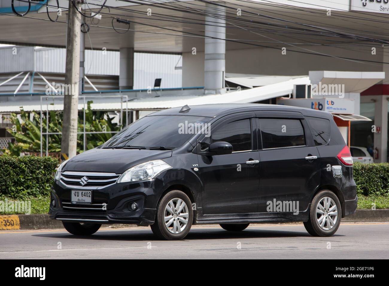 Chiangmai, Thailand -July 17 2021: Private City MPV car, Suzuki ertiga ...