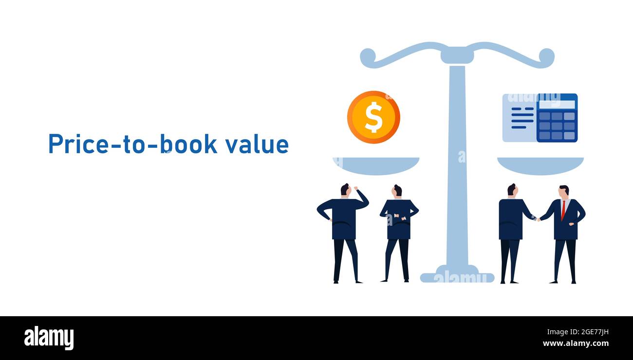 price to book PB ratio ratio compare stock price valuation with company