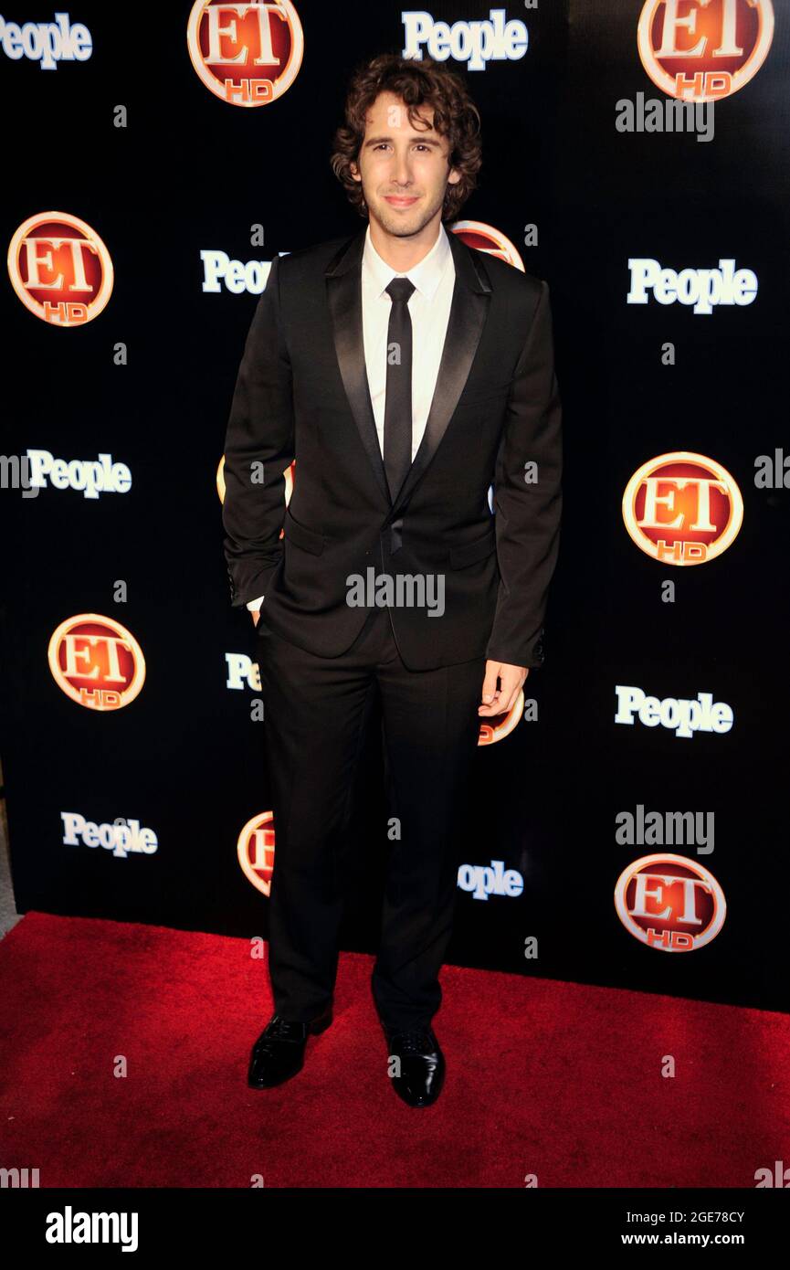 Singer Josh Groban attends arrivals for Entertainment Tonight and